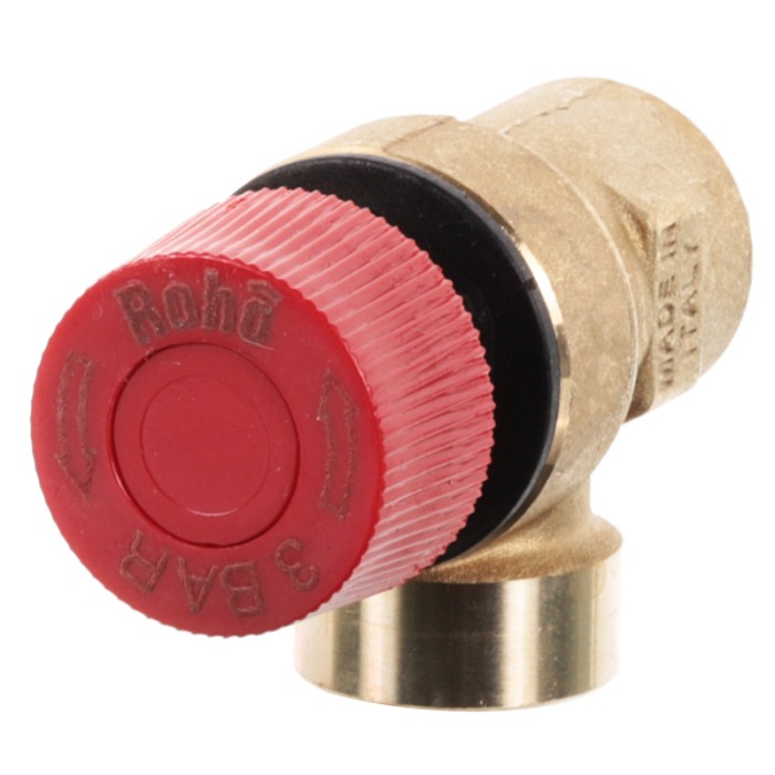 Клапан запобіжний Roho R2000-015 - 1/2" ВВ (1,5 бар) (RO0166) Клапан запобіжний Roho R2000-015 - 1/2" ВВ (1,5 бар) (RO0166)