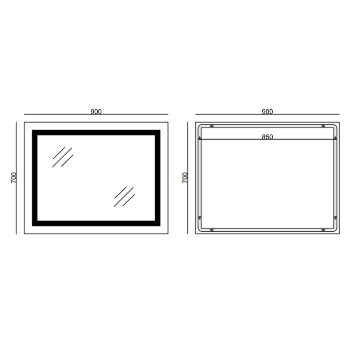 Дзеркало Mixxus WARM MR02-90x70-CASE з Led Touch, Anti-fog, димером, регулятором яскравості, годинником (MI6674) Дзеркало Mixxus WARM MR02-90x70-CASE з Led Touch, Anti-fog, димером, регулятором яскравості, годинником (MI6674)
