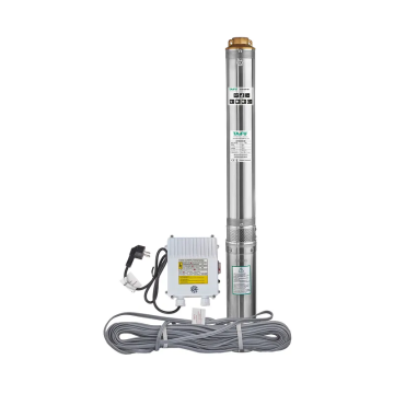 Насос свердловинний відцентровий Taifu 4STM 6/20+2M +пульт Н=140м, Q=8,4м3, P=2200Вт, каб.2м, 1,25