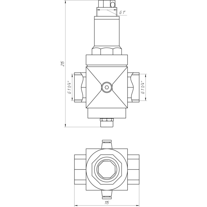 Редуктор ITAP 1 1/4″ RINOX 143 Редуктор ITAP 1 1/4″ RINOX 143