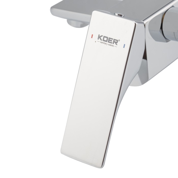 Змішувач для ванни з коротким виливом Koer KB-41010-01 (Колір хром) (KR3484)