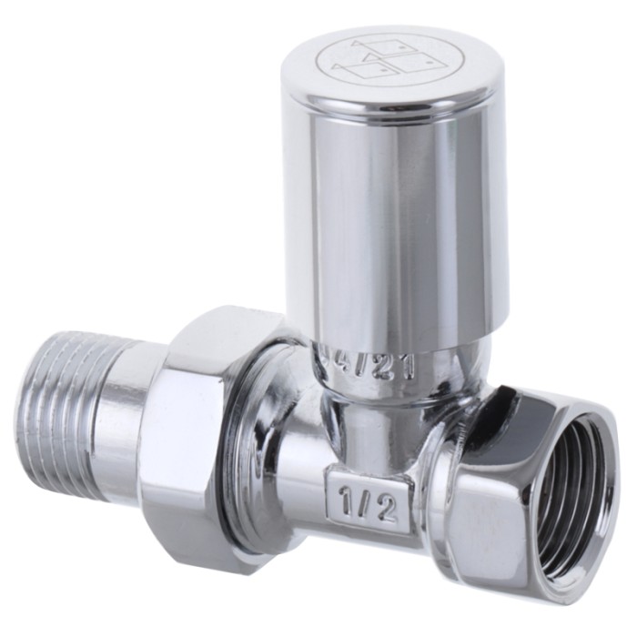Кран для рушникосушки прямий Koer KR.532 - 1/2" (Ціна за 1 шт.) (KR3074) Кран для рушникосушки прямий Koer KR.532 - 1/2" (Ціна за 1 шт.) (KR3074)