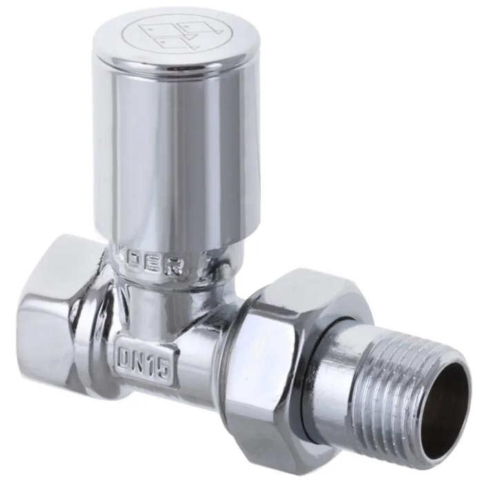 Кран для рушникосушки прямий Koer KR.532 - 1/2" (Ціна за 1 шт.) (KR3074) Кран для рушникосушки прямий Koer KR.532 - 1/2" (Ціна за 1 шт.) (KR3074)