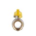 Кран кульовий Thermo Alliance Standart 1" ВР для газу (метелик) SD602NG25PN40