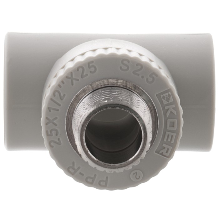 Трійник НР 25x1/2M PPR KOER K0109.PRO (KP0130) Трійник НР 25x1/2M PPR KOER K0109.PRO (KP0130)