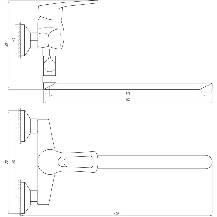 Змішувач для ванни DOMINO SIRIUS DSV-108 Змішувач для ванни DOMINO SIRIUS DSV-108