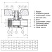 Кран кульовий прямий Q PROFESSIONAL    3/4″ ЗВ КБ PN40 QP152