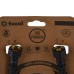 Шланг водяний TUCAI TAQ PREMIUM GRIF  1/2″x1/2″ BВ 0,3м.АНТИКОР. ACB HG-1212-300  (Чорний Мат) 209968