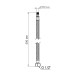 Шланг для підключення змішувача Thermo Alliance Standart (пара) 50 см NYLON M10x1/2"В TAS386W50