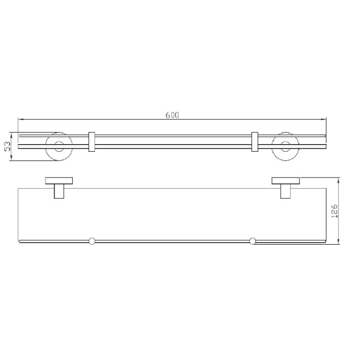 Полиця Perfect Sanitary Appliances SP 8127 Полиця Perfect Sanitary Appliances SP 8127