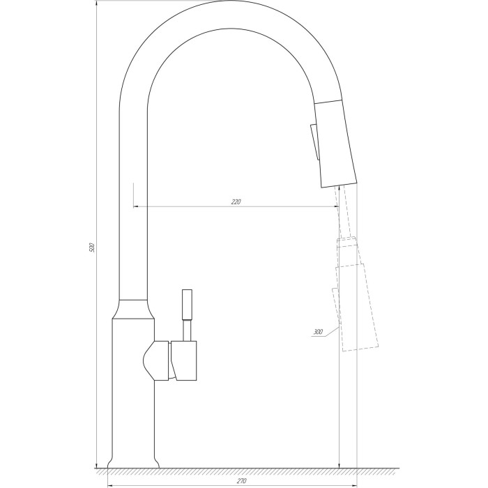 Змішувач для кухні Globus Lux ALPEN SBT1-2033 Змішувач для кухні Globus Lux ALPEN SBT1-2033