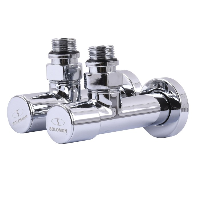 Кран вентильний кутовий з американкою SOLOMON LUX 1/2″ CHROM 7777 (2шт. КОМПЛЕК ) (1уп) Кран вентильний кутовий з американкою SOLOMON LUX 1/2″ CHROM 7777 (2шт. КОМПЛЕК ) (1уп)
