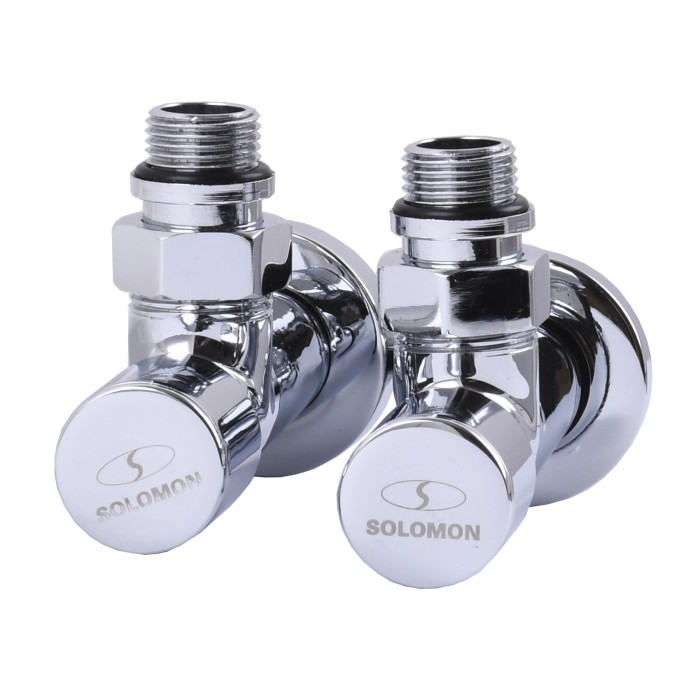 Кран вентильний кутовий з американкою SOLOMON LUX 1/2″ CHROM 7777 (2шт. КОМПЛЕК ) (1уп) Кран вентильний кутовий з американкою SOLOMON LUX 1/2″ CHROM 7777 (2шт. КОМПЛЕК ) (1уп)