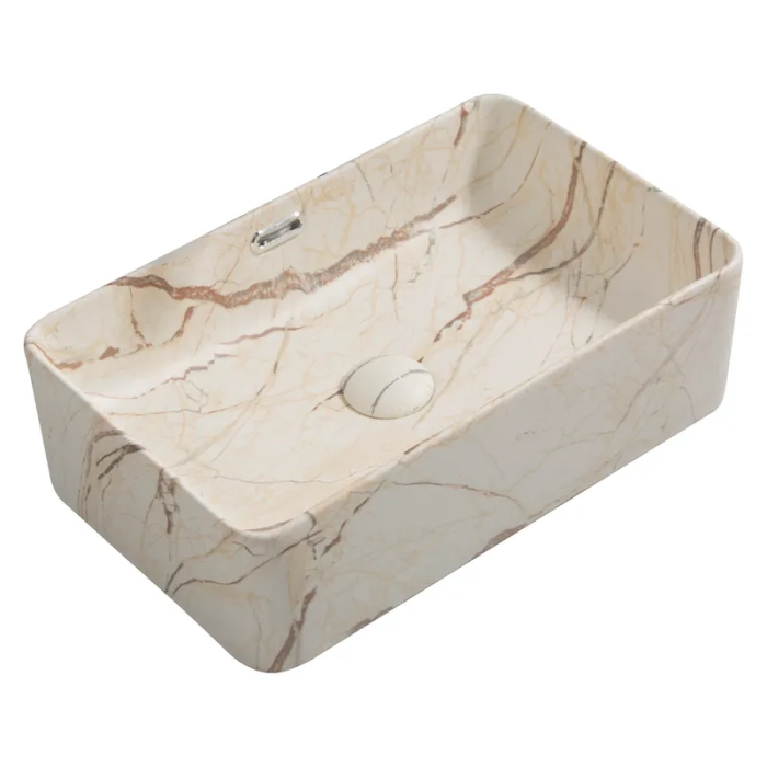 Раковина накладна Mixxus Premium QUADRO-0208 MARBLE 480х315х140mm з переливом (MP6518) Раковина накладна Mixxus Premium QUADRO-0208 MARBLE 480х315х140mm з переливом (MP6518)