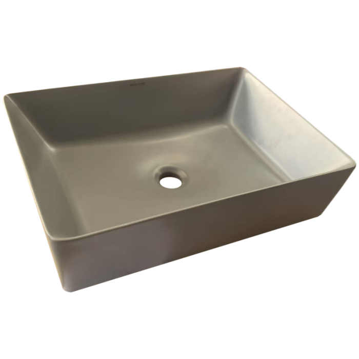 Раковина накладна Mixxus Premium QUADRO-0108 GRAY 550x390x145mm (MP6652) Раковина накладна Mixxus Premium QUADRO-0108 GRAY 550x390x145mm (MP6652)