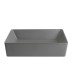Раковина накладна Mixxus Premium QUADRO-0108 GRAY 550x390x145mm (MP6652)