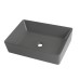 Раковина накладна Mixxus Premium QUADRO-0108 GRAY 550x390x145mm (MP6652)