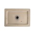 Раковина накладна Mixxus Premium QUADRO-0108 GRAY 550x390x145mm (MP6652)