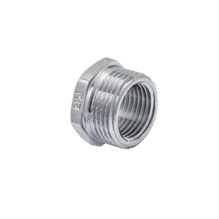 Футорка 1/2 "х3/4" (хром) Koer KF.F0608.chr (KF0134) Футорка 1/2 "х3/4" (хром) Koer KF.F0608.chr (KF0134)