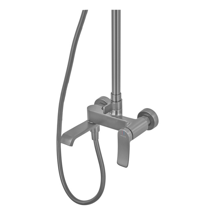 Душова колона зі змішувачем Mixxus Premium DALI 009-J Graphite (MI6760) Душова колона зі змішувачем Mixxus Premium DALI 009-J Graphite (MI6760)