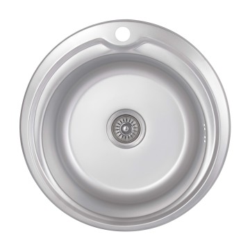 Кухонна мийка Brinex 510-D 0,8 мм Satin (BRIN510SAT08)