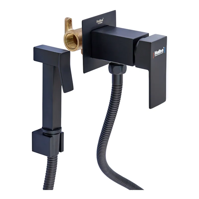 Змішувач для гігієнічного душу Haiba Kubus 002 (Inner) Black (HB3952) Змішувач для гігієнічного душу Haiba Kubus 002 (Inner) Black (HB3952)