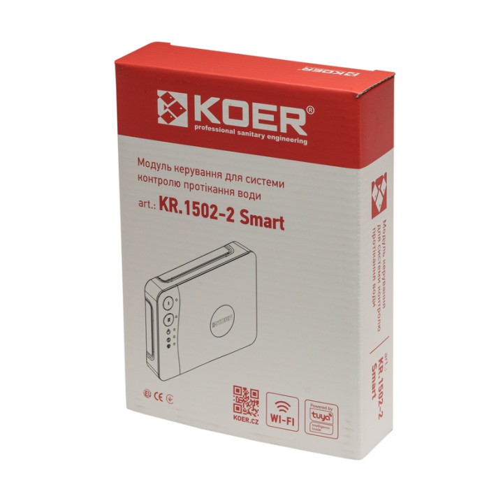Модуль керування для системи контролю протікання води Koer KR.1502-2 Smart (KR5567) Модуль керування для системи контролю протікання води Koer KR.1502-2 Smart (KR5567)