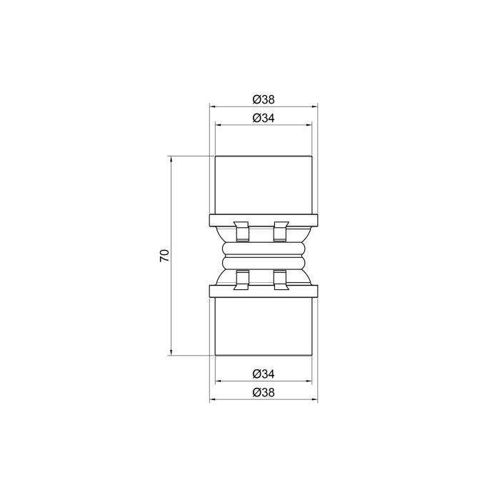 Муфта прес Icma 32 №400 Муфта прес Icma 32 №400