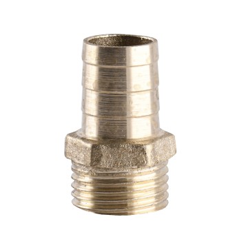 Штуцер 1/2″З 16мм латунний 1609Б