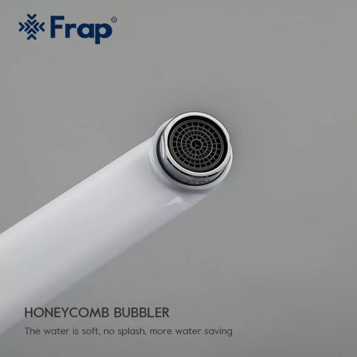 Змішувач для ванни Frap F2249, білий/хром Змішувач для ванни Frap F2249, білий/хром