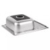 Кухонна мийка WEZER 5848(08) Deсor 580x480x180 мм + сифон