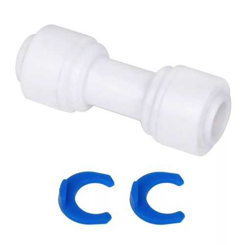 Прямий адаптер 1/4"цанга x 1/4"цанга (КРАТНО 10 шт) (ST018-A ){10}