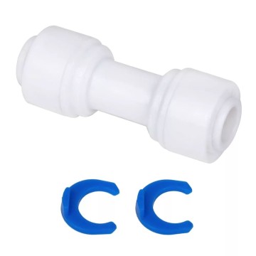 Прямий адаптер 1/4"цанга x 1/4"цанга (КРАТНО 10 шт) (ST018-A ){10}