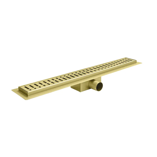 Душовий трап з нержавіючої сталі SUS304 Koer FD35-70x600-Brushed Gold (AC0717)