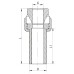 Розбірне різьбове з'єднання ВР 32x1F PPR Koer K0236.PRO (KP2601)