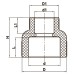 Муфта редукційна ВВ 32x20 PPR Koer K0033.PRO (KP0041)