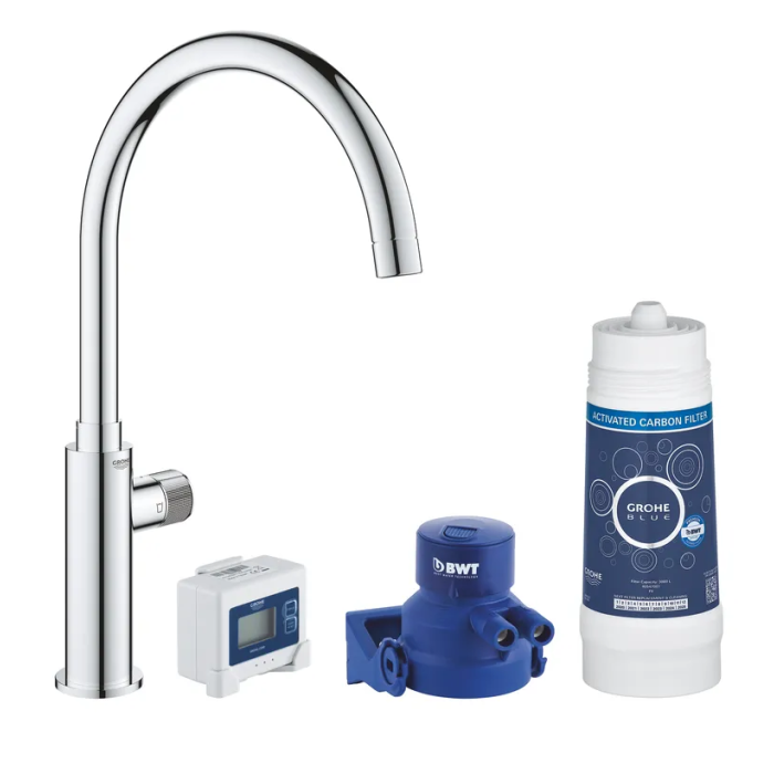 Комплект змішувача для кухні із фільтром Grohe Blue Pure (30387000) Комплект змішувача для кухні із фільтром Grohe Blue Pure (30387000)