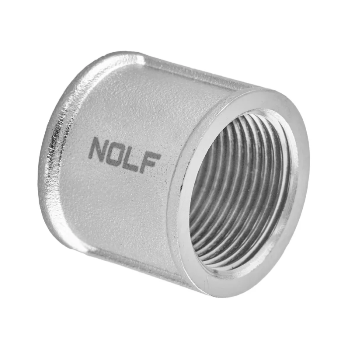 Муфта Nolf NFC.C10-N-1" нікельована (NF3074) Муфта Nolf NFC.C10-N-1" нікельована (NF3074)