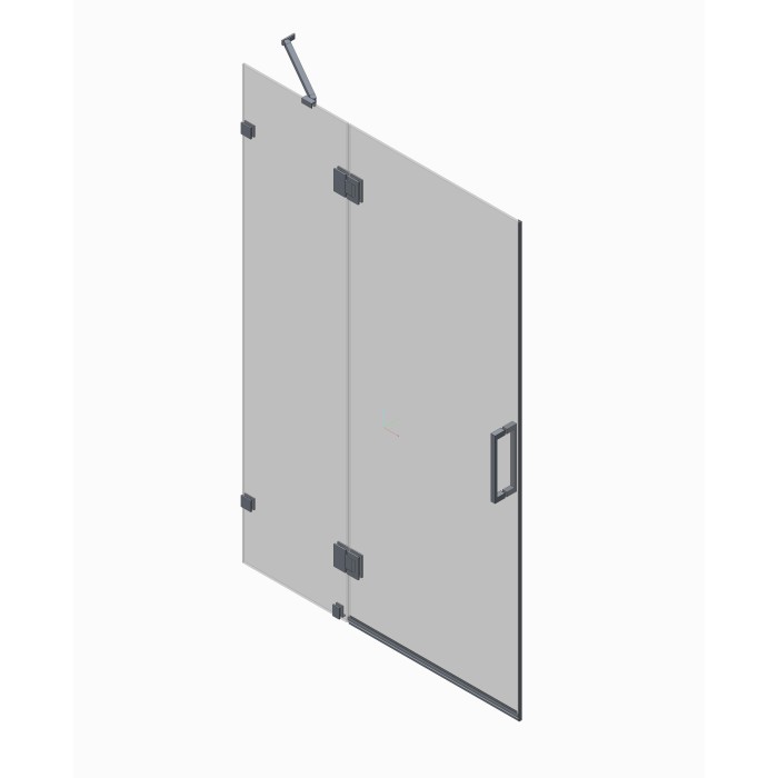 Двері в нішу Koer SR SD04-120x200-TR-01 прозоре скло Easy Clean 10мм, хром (KR5387) Двері в нішу Koer SR SD04-120x200-TR-01 прозоре скло Easy Clean 10мм, хром (KR5387)