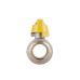 Кран кульовий Thermo Alliance Standart 1" ВЗ для газу (метелик) SD607NG25PN40