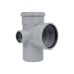 Хрестовина каналізаційна TA Sewage 110х110х110х50, 90° (ліва)