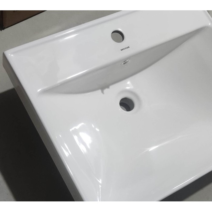 Раковина меблева MIXXUS PREMIUM STYLE-1501 600х480х190mm з отвором під змішувач та переливом (MP6498) Раковина меблева MIXXUS PREMIUM STYLE-1501 600х480х190mm з отвором під змішувач та переливом (MP6498)