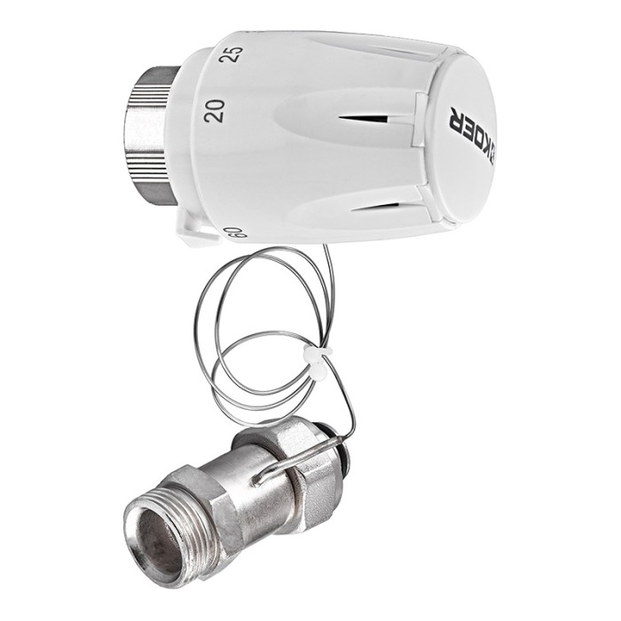 Термоголовка Koer KR.1337 - M30x1.5 з проточним сенсором (KR5219) Термоголовка Koer KR.1337 - M30x1.5 з проточним сенсором (KR5219)