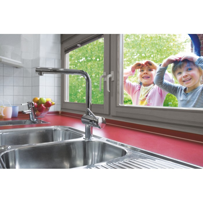 Змішувач для кухні з висувним виливом Grohe Minta (32168000) Змішувач для кухні з висувним виливом Grohe Minta (32168000)