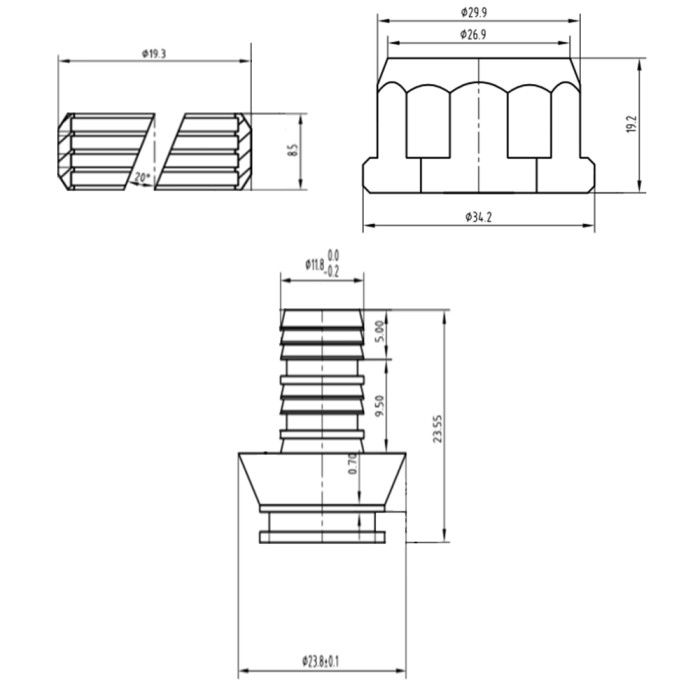 Євроконус Thermo Alliance Forte 16х2 мм, 3/4" SFE00616 Євроконус Thermo Alliance Forte 16х2 мм, 3/4" SFE00616