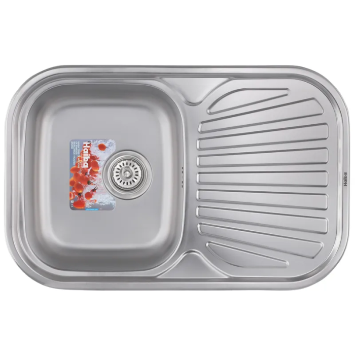 Мийка кухонна HAIBA 74x48 (satin) (HB0561) Мийка кухонна HAIBA 74x48 (satin) (HB0561)