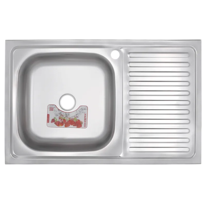 Мийка кухонна Zerix Z8050L-08-180MD (micro decor) (ZS0596) Мийка кухонна Zerix Z8050L-08-180MD (micro decor) (ZS0596)