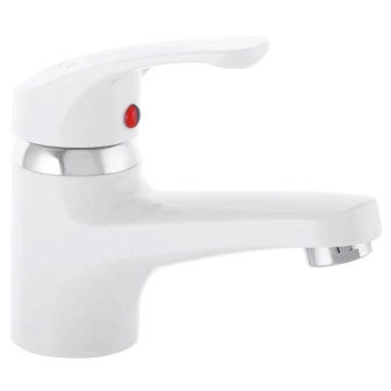 Змішувач для умивальника Plamix Afina-001 White (без підведення) (PM0684)