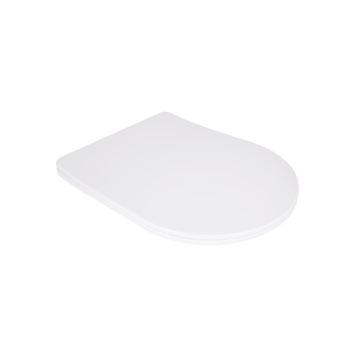 Сидіння для унітаза підлогового (Grand) 560×363×30 мм, White, з мікроліфтом, Slim Duroplast, Quick Release QT26228301W3 Qtap Сидіння для унітаза підлогового (Grand) 560×363×30 мм, White, з мікроліфтом, Slim Duroplast, Quick Release QT26228301W3 Qtap