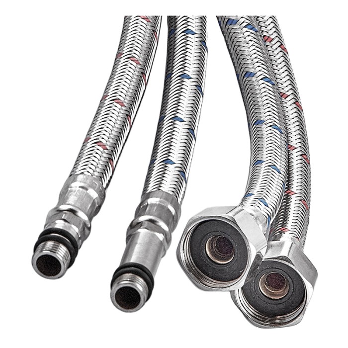 Гнучке підведення Champion FH-01-F1/2"xM10-30 нержавійка (пара) (AC0666) Гнучке підведення Champion FH-01-F1/2"xM10-30 нержавійка (пара) (AC0666)